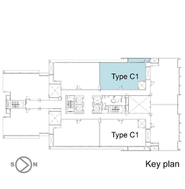 Eskala Residence Type C1 Key Plan
