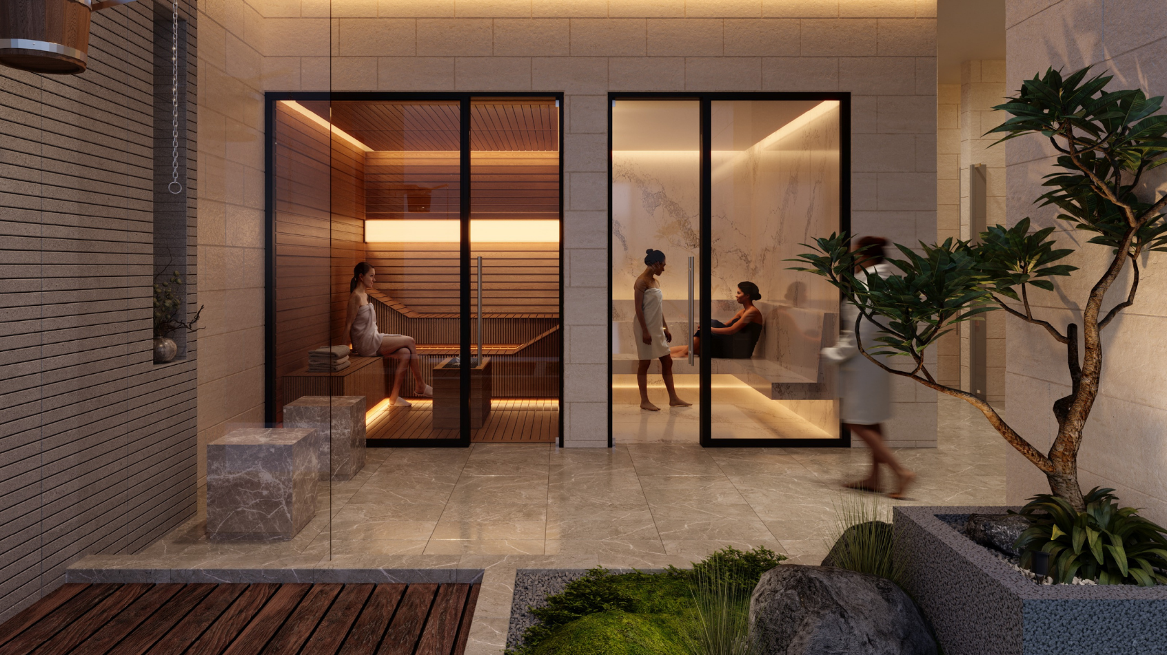 Eskala Residence Sauna and Steam Room