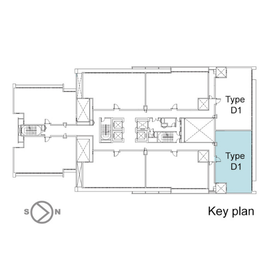 Eskala Residence Type D1 Key Plan