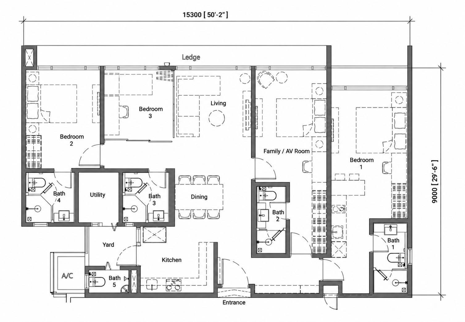Eskala Residence Type A Floor Plan